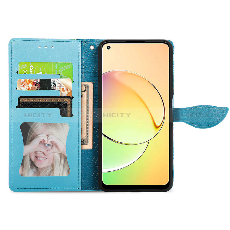 Funda de Cuero Cartera con Soporte Patron de Moda Carcasa S04D para Realme 10 4G