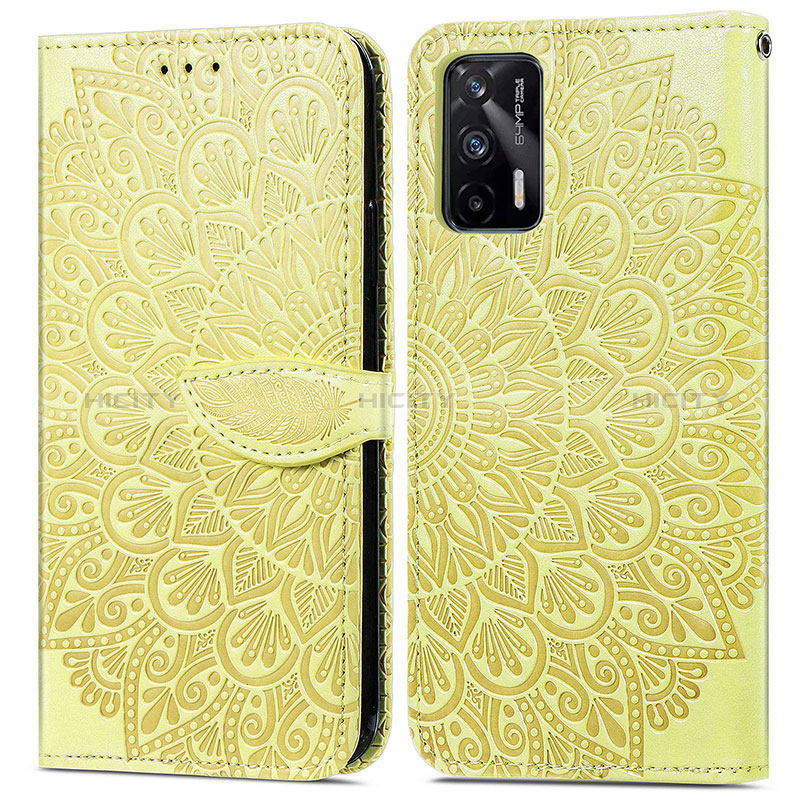 Funda de Cuero Cartera con Soporte Patron de Moda Carcasa S04D para Realme GT 5G