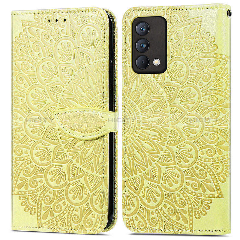 Funda de Cuero Cartera con Soporte Patron de Moda Carcasa S04D para Realme GT Master 5G