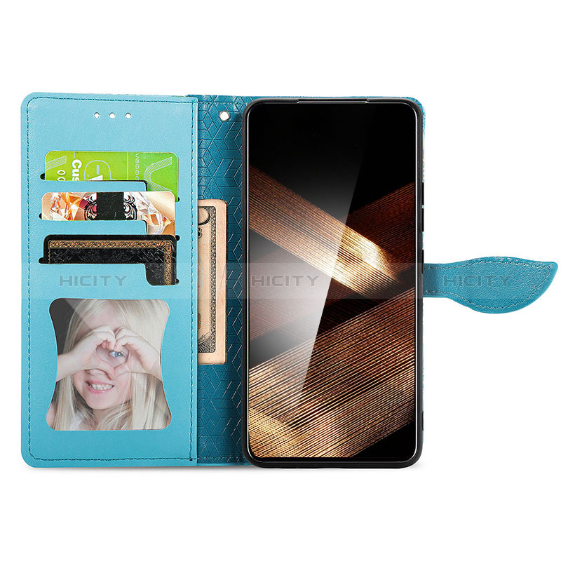 Funda de Cuero Cartera con Soporte Patron de Moda Carcasa S04D para Samsung Galaxy A15 LTE