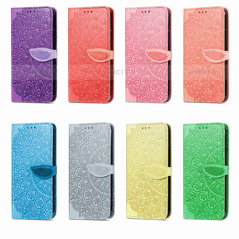 Funda de Cuero Cartera con Soporte Patron de Moda Carcasa S04D para Samsung Galaxy M02s