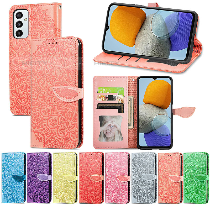 Funda de Cuero Cartera con Soporte Patron de Moda Carcasa S04D para Samsung Galaxy M23 5G