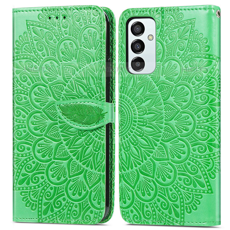 Funda de Cuero Cartera con Soporte Patron de Moda Carcasa S04D para Samsung Galaxy M23 5G