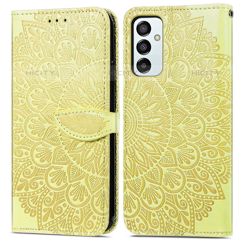 Funda de Cuero Cartera con Soporte Patron de Moda Carcasa S04D para Samsung Galaxy M23 5G