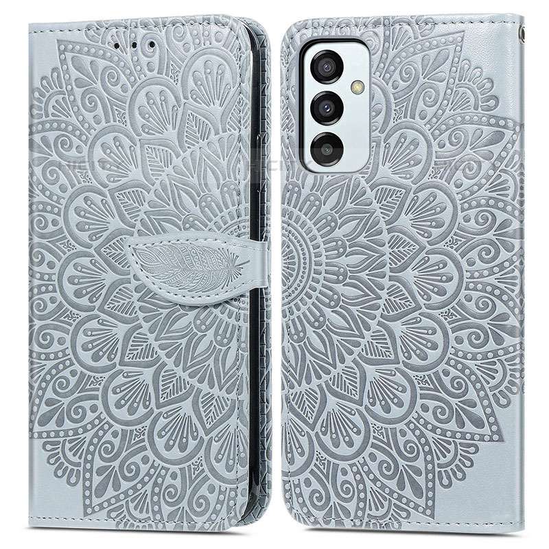 Funda de Cuero Cartera con Soporte Patron de Moda Carcasa S04D para Samsung Galaxy M23 5G