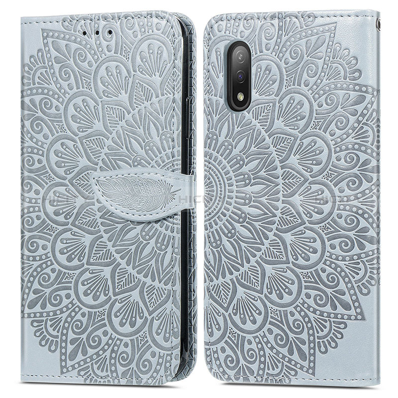 Funda de Cuero Cartera con Soporte Patron de Moda Carcasa S04D para Sony Xperia Ace II