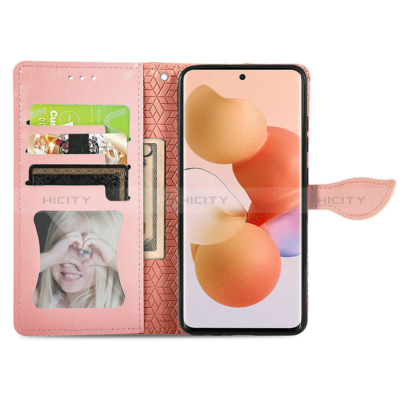 Funda de Cuero Cartera con Soporte Patron de Moda Carcasa S04D para Xiaomi Civi 1S 5G