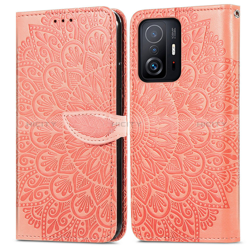 Funda de Cuero Cartera con Soporte Patron de Moda Carcasa S04D para Xiaomi Mi 11T Pro 5G