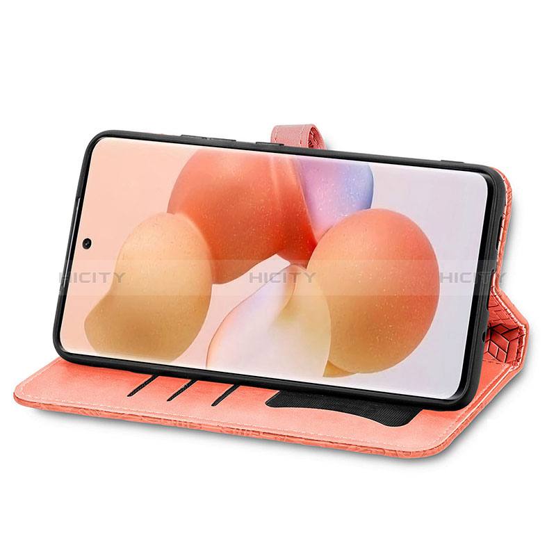 Funda de Cuero Cartera con Soporte Patron de Moda Carcasa S04D para Xiaomi Mi 12T 5G