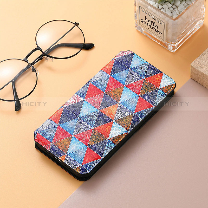 Funda de Cuero Cartera con Soporte Patron de Moda Carcasa S04D para Xiaomi Poco C55