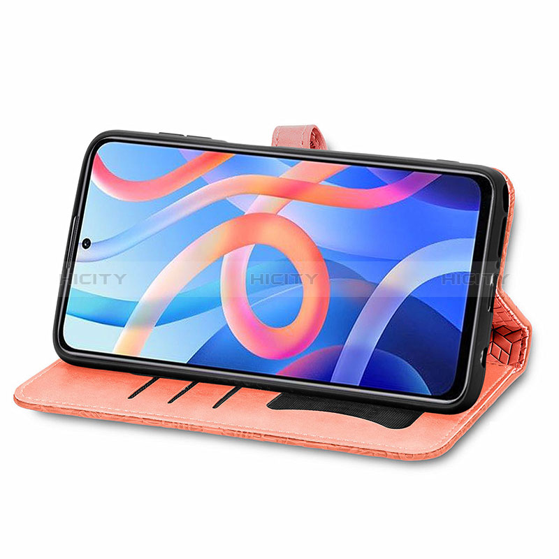 Funda de Cuero Cartera con Soporte Patron de Moda Carcasa S04D para Xiaomi Poco M4 Pro 5G