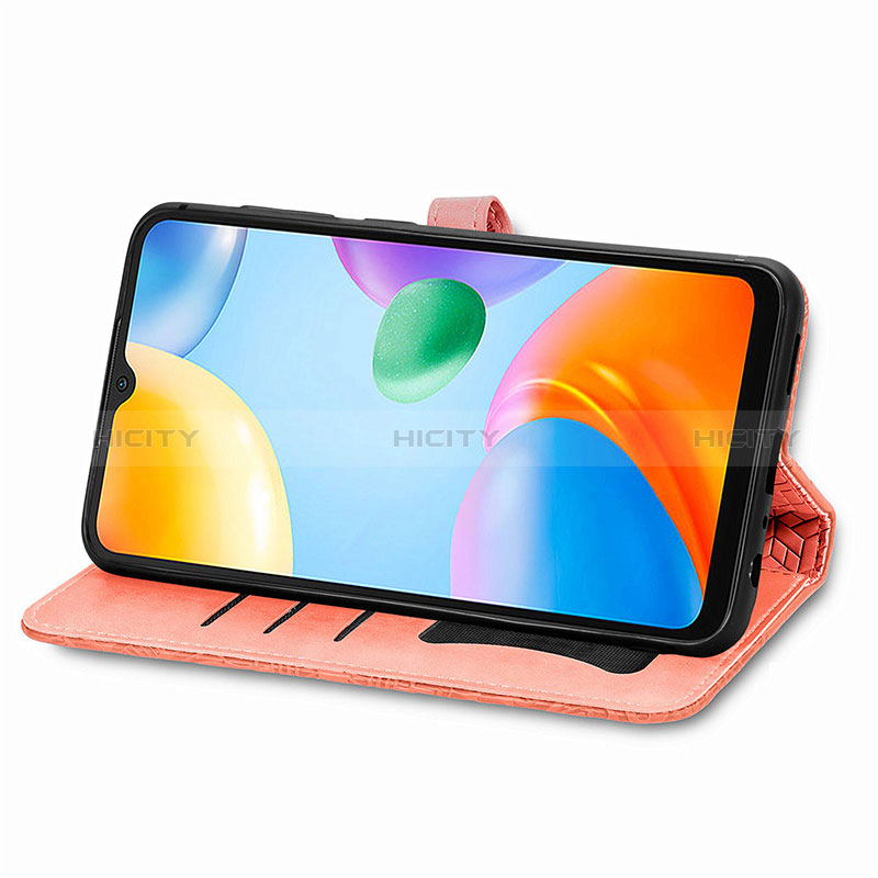 Funda de Cuero Cartera con Soporte Patron de Moda Carcasa S04D para Xiaomi Redmi 10 Power