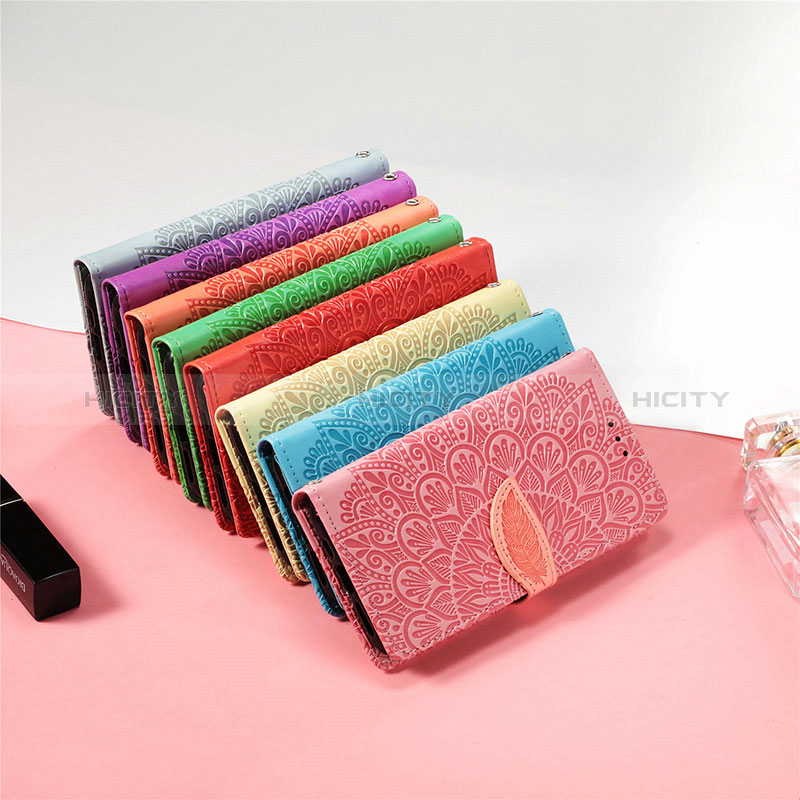 Funda de Cuero Cartera con Soporte Patron de Moda Carcasa S04D para Xiaomi Redmi 10C 4G