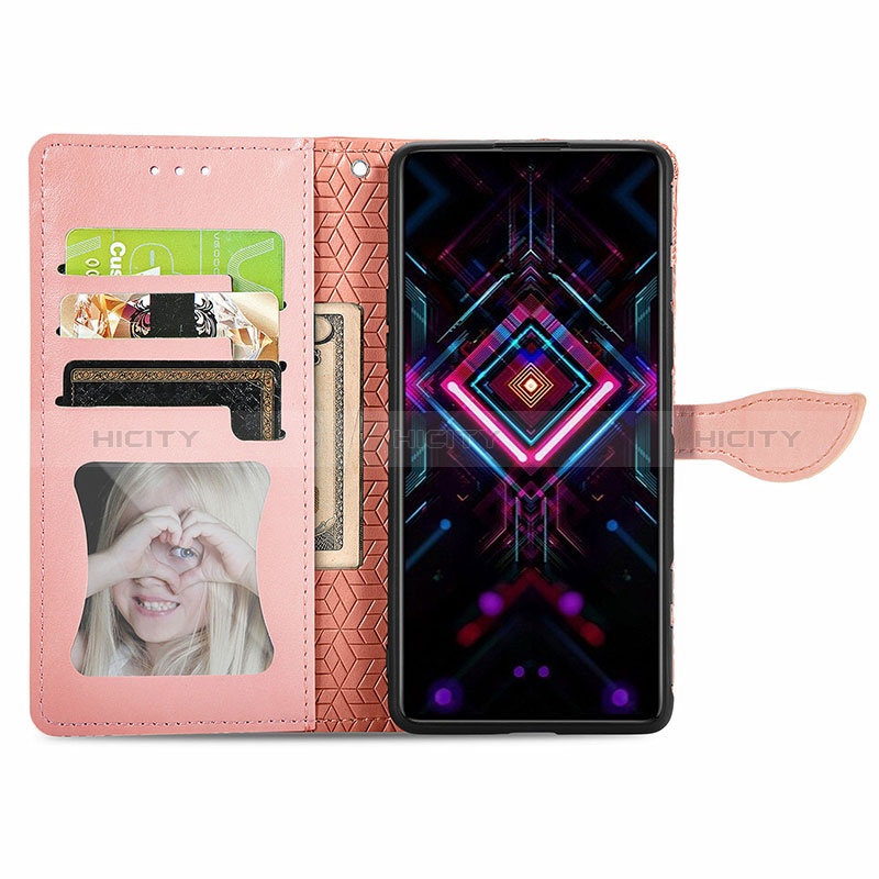 Funda de Cuero Cartera con Soporte Patron de Moda Carcasa S04D para Xiaomi Redmi K40 Gaming 5G