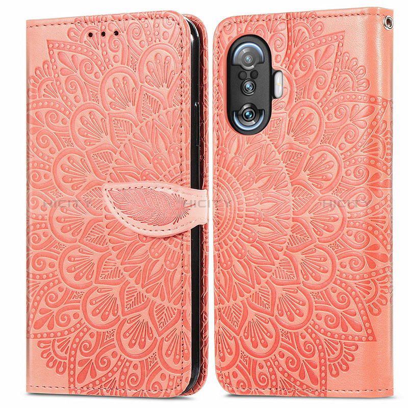 Funda de Cuero Cartera con Soporte Patron de Moda Carcasa S04D para Xiaomi Redmi K40 Gaming 5G