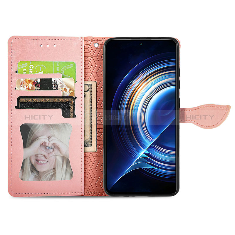 Funda de Cuero Cartera con Soporte Patron de Moda Carcasa S04D para Xiaomi Redmi K50 5G