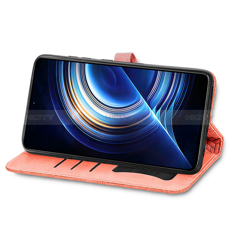 Funda de Cuero Cartera con Soporte Patron de Moda Carcasa S04D para Xiaomi Redmi K50 Pro 5G