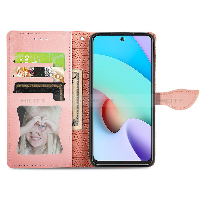 Funda de Cuero Cartera con Soporte Patron de Moda Carcasa S04D para Xiaomi Redmi Note 11 4G (2021)