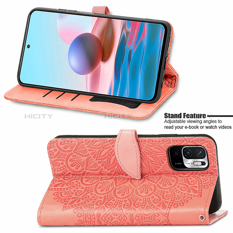 Funda de Cuero Cartera con Soporte Patron de Moda Carcasa S04D para Xiaomi Redmi Note 11 SE 5G