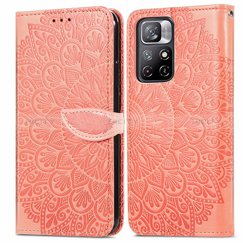 Funda de Cuero Cartera con Soporte Patron de Moda Carcasa S04D para Xiaomi Redmi Note 11S 5G