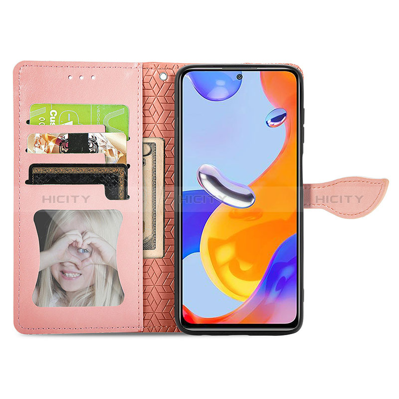 Funda de Cuero Cartera con Soporte Patron de Moda Carcasa S04D para Xiaomi Redmi Note 12 Pro 4G