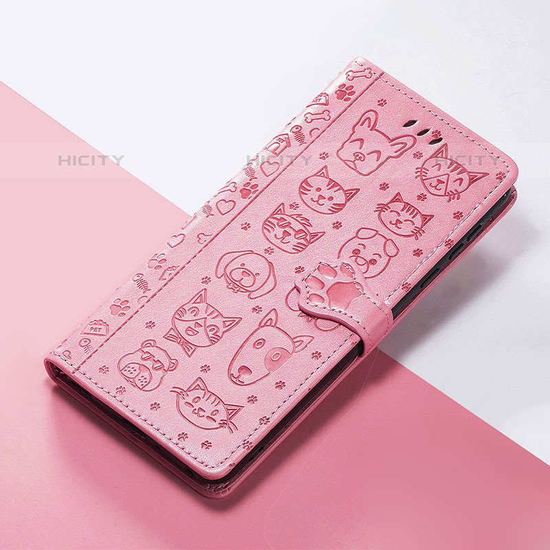 Funda de Cuero Cartera con Soporte Patron de Moda Carcasa S05D para Google Pixel 6a 5G