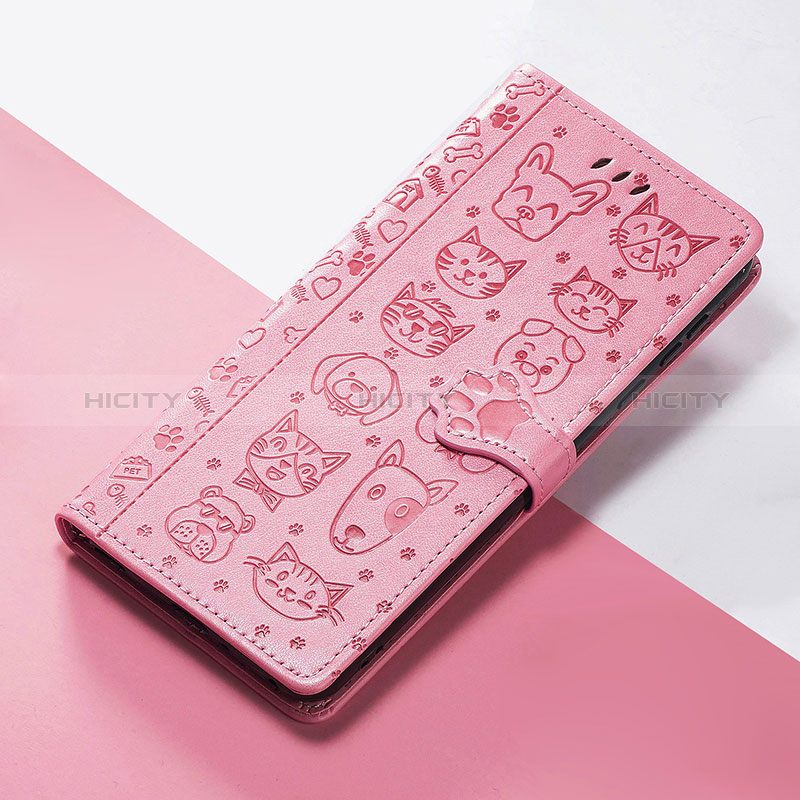 Funda de Cuero Cartera con Soporte Patron de Moda Carcasa S05D para Huawei Honor 50 5G