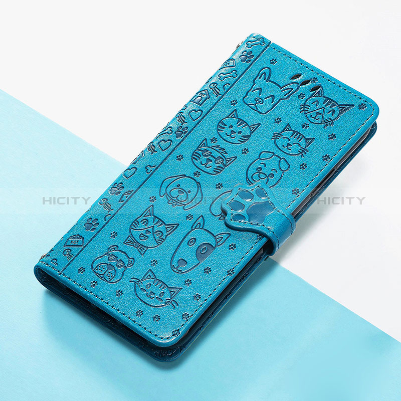 Funda de Cuero Cartera con Soporte Patron de Moda Carcasa S05D para Huawei Honor 50 5G