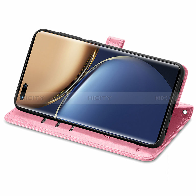 Funda de Cuero Cartera con Soporte Patron de Moda Carcasa S05D para Huawei Honor Magic3 5G