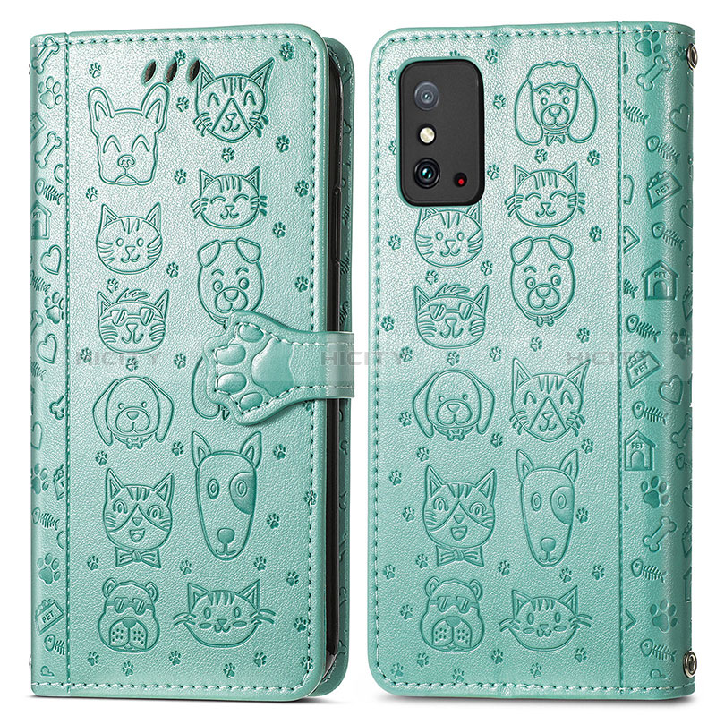 Funda de Cuero Cartera con Soporte Patron de Moda Carcasa S05D para Huawei Honor X10 Max 5G