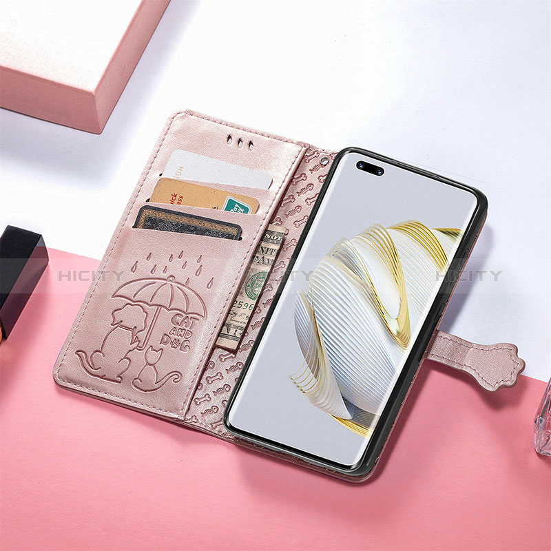 Funda de Cuero Cartera con Soporte Patron de Moda Carcasa S05D para Huawei Nova 10 Pro