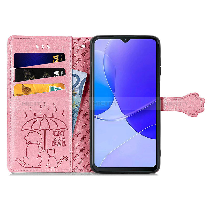 Funda de Cuero Cartera con Soporte Patron de Moda Carcasa S05D para Huawei Nova Y91