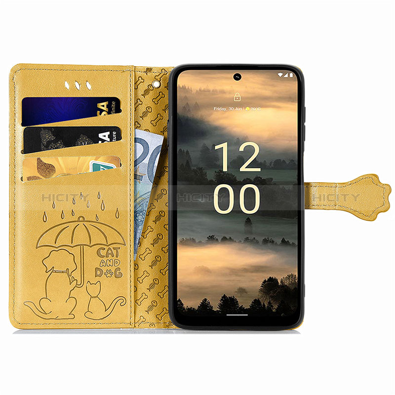 Funda de Cuero Cartera con Soporte Patron de Moda Carcasa S05D para Nokia XR21