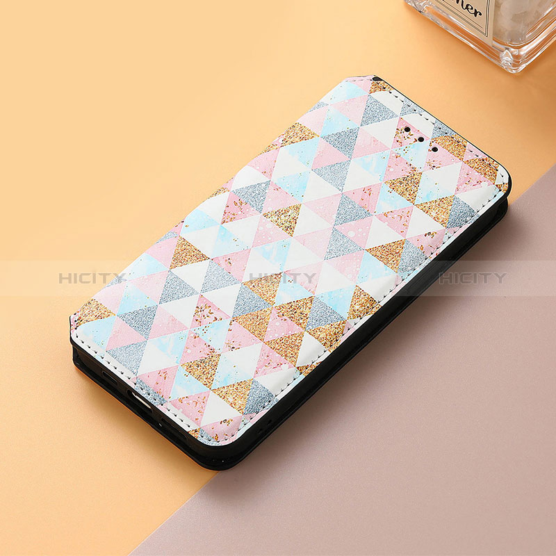 Funda de Cuero Cartera con Soporte Patron de Moda Carcasa S06D para Huawei Honor 60 5G