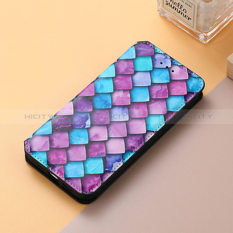 Funda de Cuero Cartera con Soporte Patron de Moda Carcasa S06D para Huawei Honor 60 5G