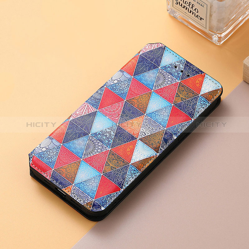 Funda de Cuero Cartera con Soporte Patron de Moda Carcasa S06D para Huawei Honor 60 Pro 5G