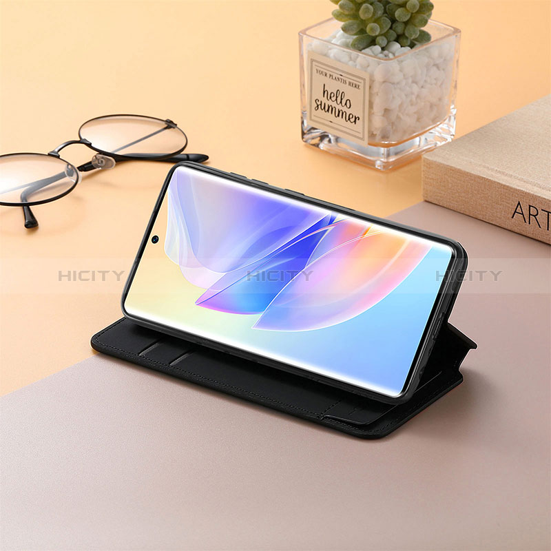 Funda de Cuero Cartera con Soporte Patron de Moda Carcasa S06D para Huawei Honor 60 SE 5G