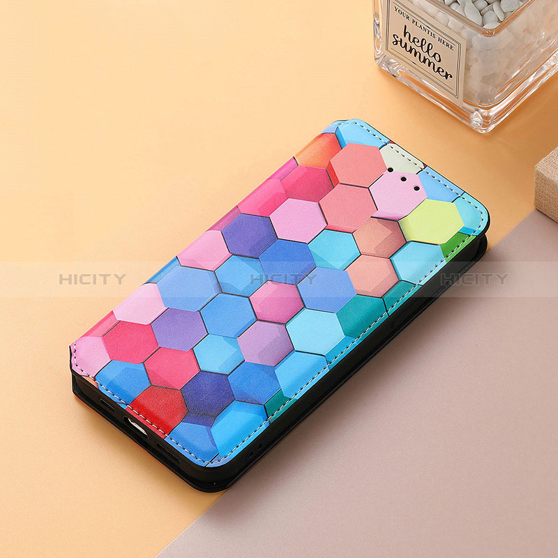 Funda de Cuero Cartera con Soporte Patron de Moda Carcasa S06D para Huawei Honor 60 SE 5G