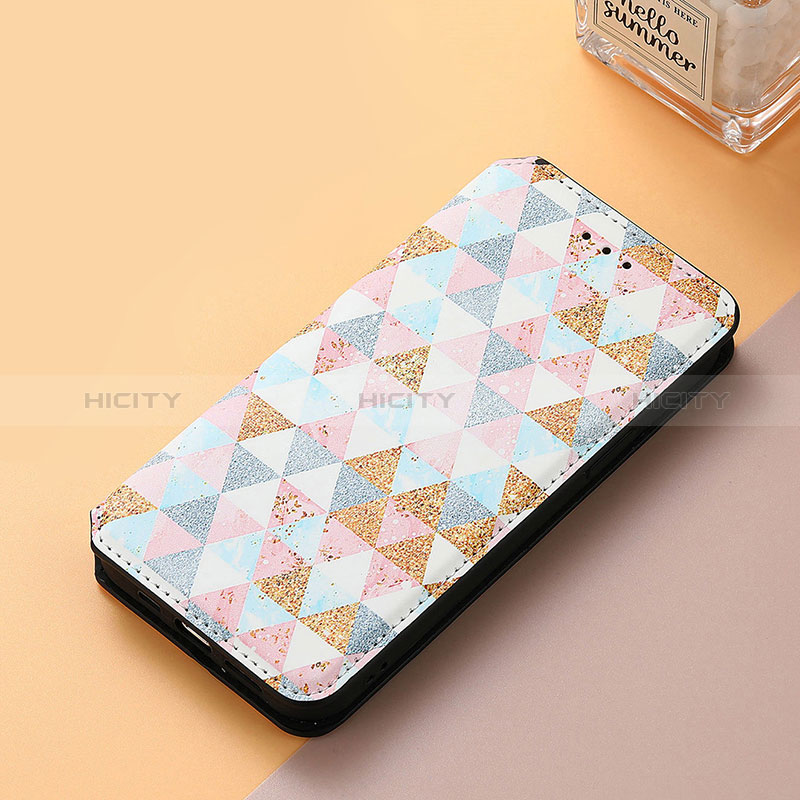 Funda de Cuero Cartera con Soporte Patron de Moda Carcasa S06D para Huawei Honor 60 SE 5G