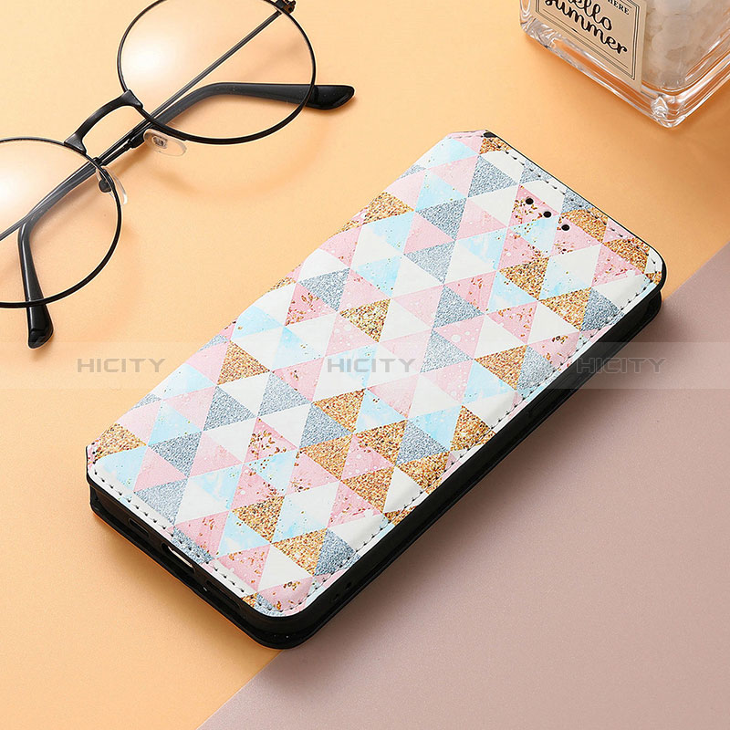 Funda de Cuero Cartera con Soporte Patron de Moda Carcasa S06D para Huawei Honor 80 Pro 5G