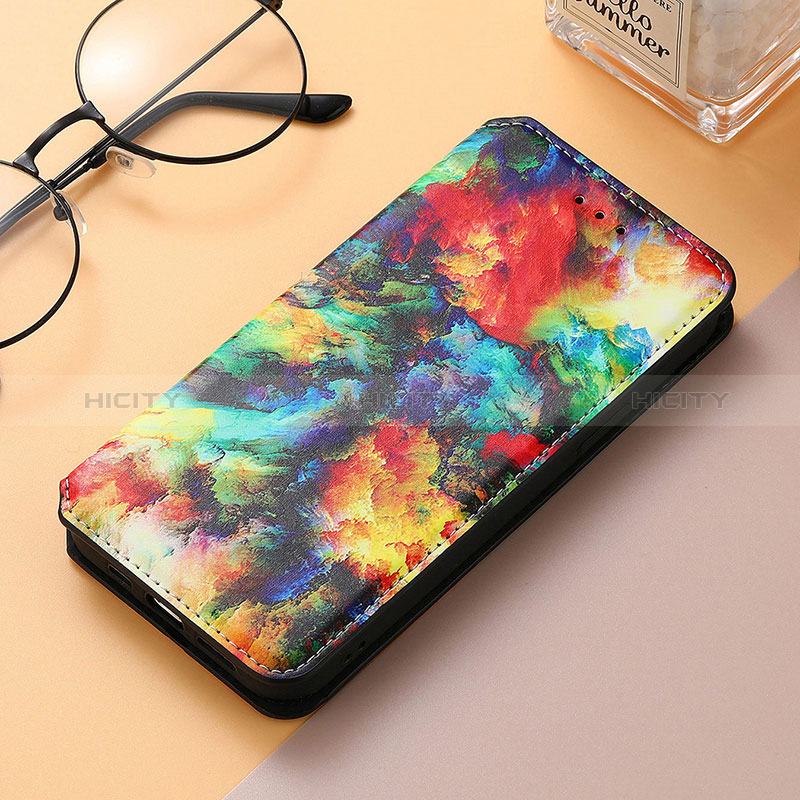 Funda de Cuero Cartera con Soporte Patron de Moda Carcasa S06D para Huawei Honor 80 Pro 5G