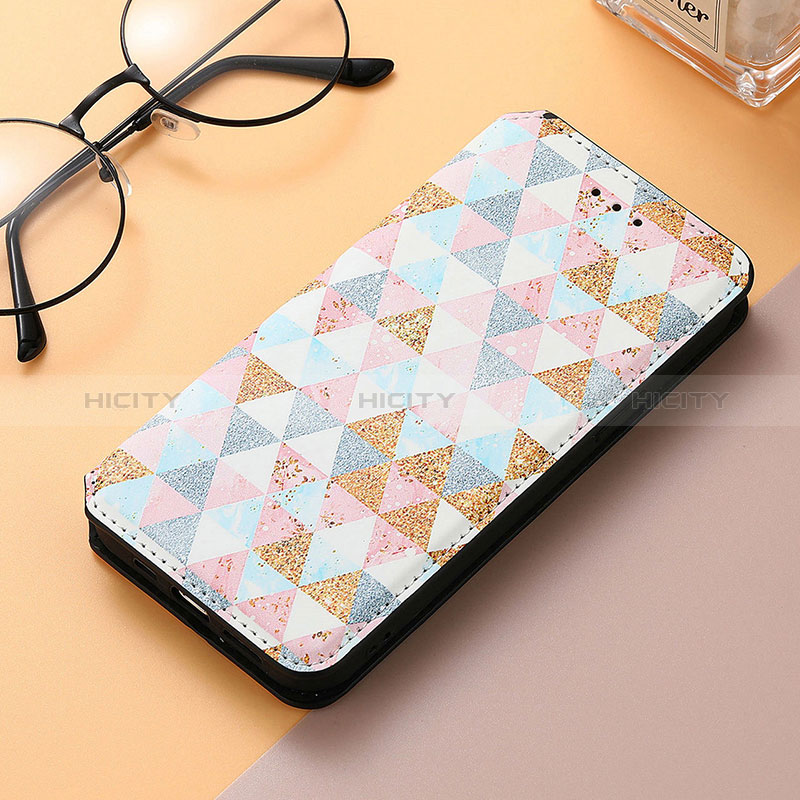 Funda de Cuero Cartera con Soporte Patron de Moda Carcasa S06D para Huawei Honor 80 SE 5G