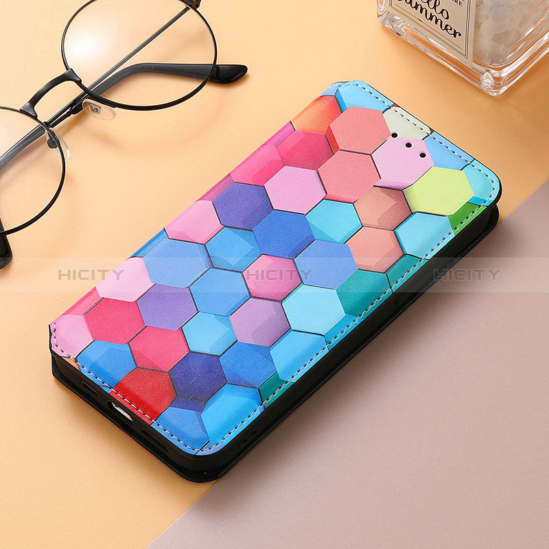 Funda de Cuero Cartera con Soporte Patron de Moda Carcasa S06D para Huawei Honor 80 SE 5G Vistoso