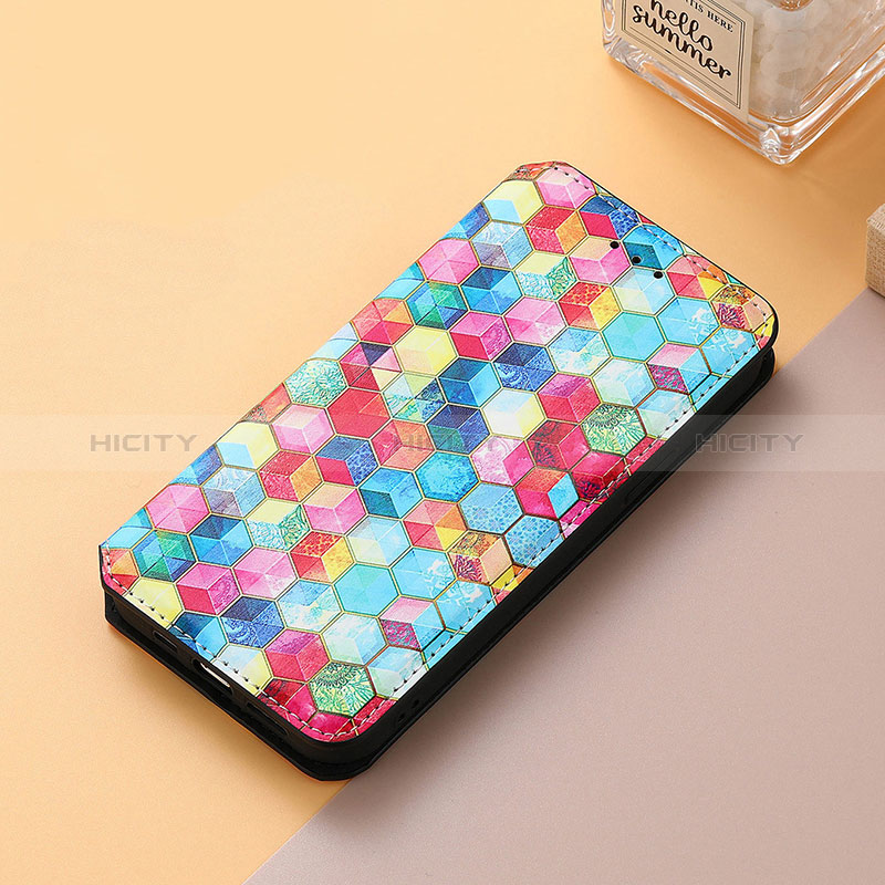 Funda de Cuero Cartera con Soporte Patron de Moda Carcasa S06D para Huawei Honor 90 Lite 5G