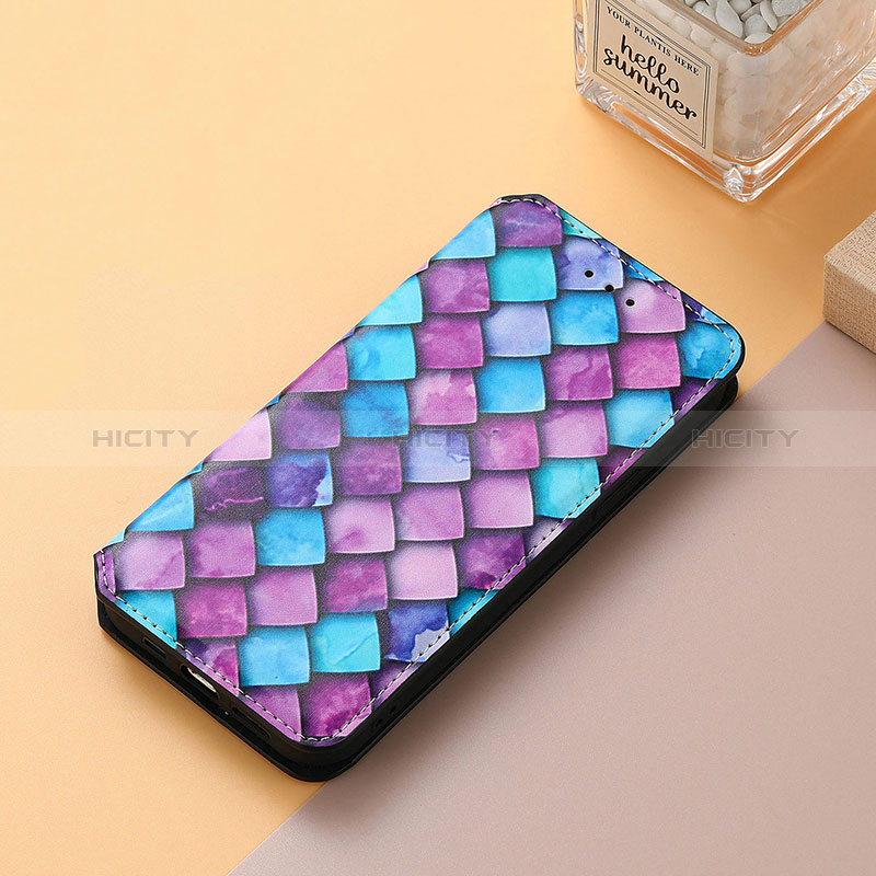 Funda de Cuero Cartera con Soporte Patron de Moda Carcasa S06D para Huawei Honor Magic3 5G