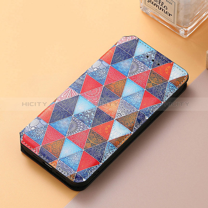 Funda de Cuero Cartera con Soporte Patron de Moda Carcasa S06D para Huawei Honor Magic5 5G