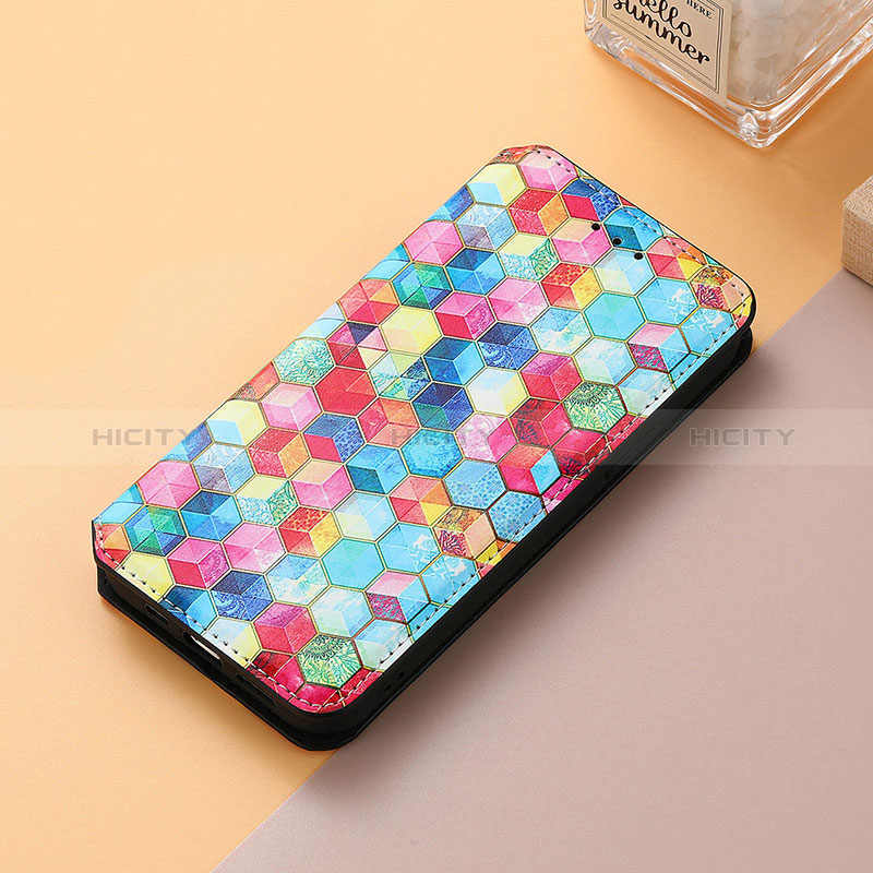 Funda de Cuero Cartera con Soporte Patron de Moda Carcasa S06D para Huawei Honor Magic5 Pro 5G