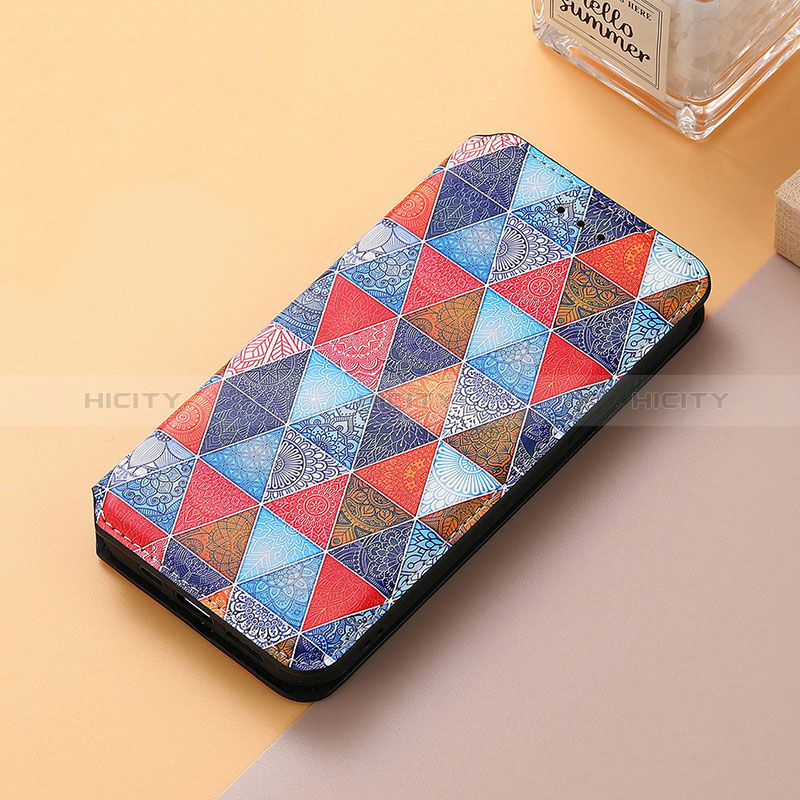 Funda de Cuero Cartera con Soporte Patron de Moda Carcasa S06D para Huawei Honor Magic5 Pro 5G