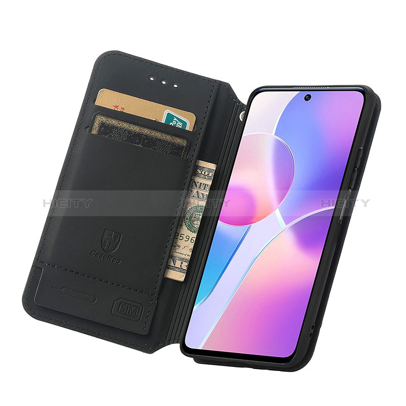 Funda de Cuero Cartera con Soporte Patron de Moda Carcasa S06D para Huawei Honor X30i