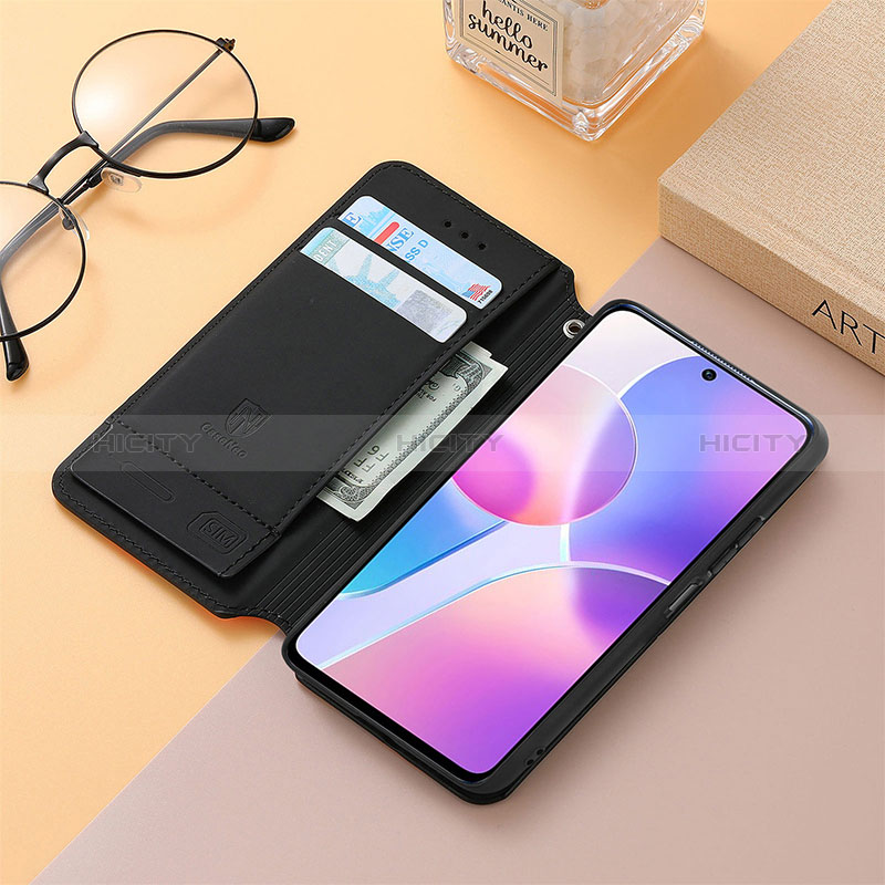 Funda de Cuero Cartera con Soporte Patron de Moda Carcasa S06D para Huawei Honor X30i